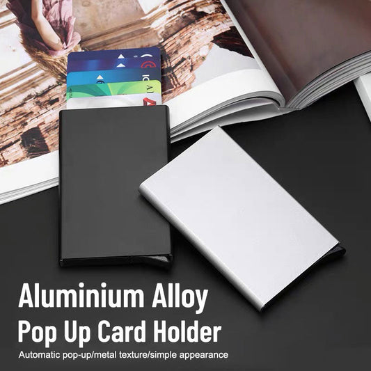 Aluminium Alloy Pop Up Card Holder